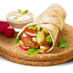 Falafel im Fladenbrot