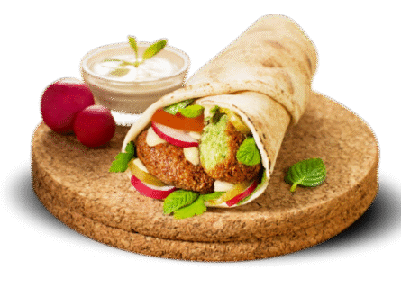 Falafel im Fladenbrot